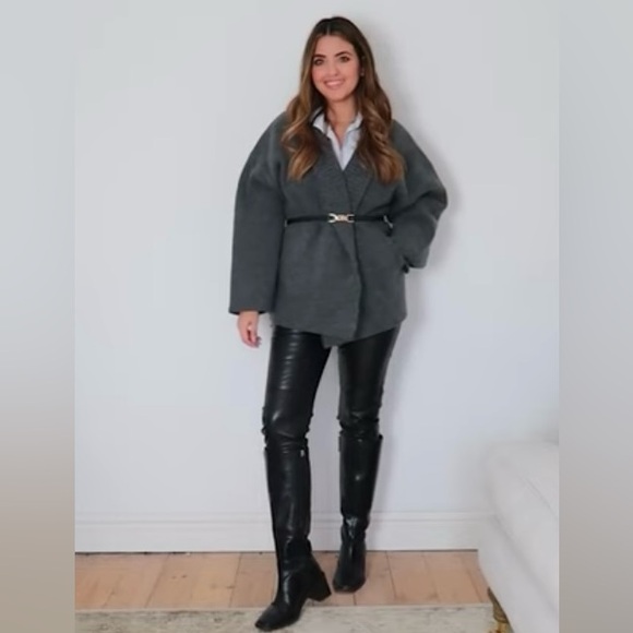 Zara Wool Oversized Coat NWT - Picture 15 of 16